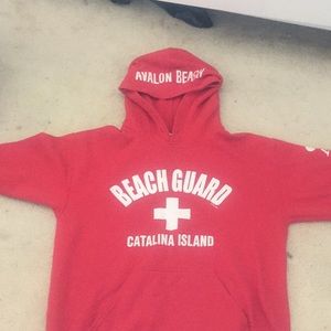 Red Catalina sweatshirt